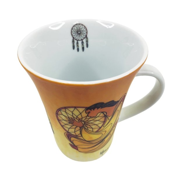 Maxine Noel Coffee Mug  Native Sioux Artist Dreamcatcher Rainmaker Porcelain - Picture 9 of 12
